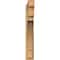 Ekena Millwork Merced Block Rough Sawn Outlooker, Western Red Cedar, 6"W x 28"D x 40"H OUT06X28X40MRC05RWR - alternate 4